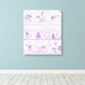 Toile d'art moderne et coloré enveloppé Imprimer (Insitu (Plancher de Bois))