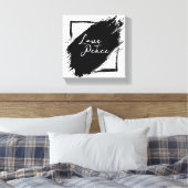 Toile d'art mural Amour & Paix (Insitu(Chambre))