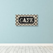 Toile d'art mural de café vintage noir (Insitu (Plancher de Bois))