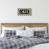 Toile d'art mural de café vintage noir (Insitu(Chambre))