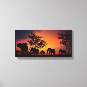 Toile d'art mural éléphant