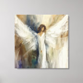Toile d'art mural Impression Ange abstrait en neu (Recto)