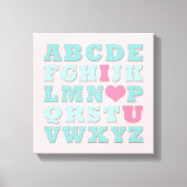 Toile d'art murale Turquoise Giraffe Pierre rose A (Recto)