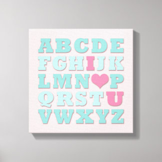 Toile d'art murale Turquoise Giraffe Pierre rose A