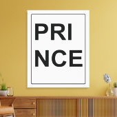 Toile d'art "Prince" par Billy Bernie (Insitu(Salon))
