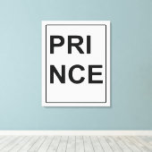 Toile d'art "Prince" par Billy Bernie (Insitu (Plancher de Bois))