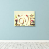Toile d'art « Rose de l'amour » (Insitu (Plancher de Bois))