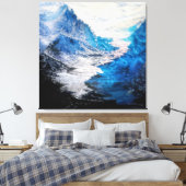 Toile d'art sur la Mer de Glace (Insitu(Chambre))