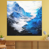 Toile d'art sur la Mer de Glace (Insitu(Salon))