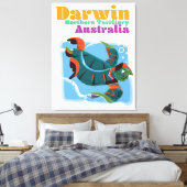 Toile Darwin, Territoire du Nord Australie affiche de vo (Insitu(Chambre))