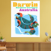 Toile Darwin, Territoire du Nord Australie affiche de vo (Insitu(Salon))