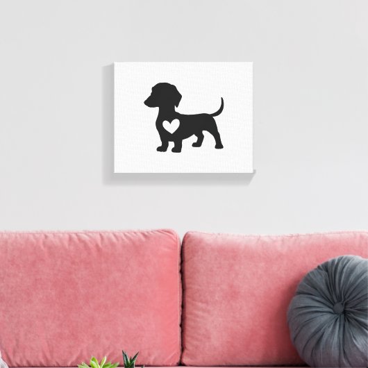 Toile Daschund       (Insitu(Salon))