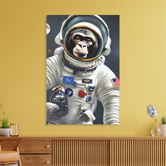 Toile d'astronaute singe Imprimer (Insitu(Salon))