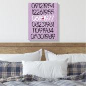 Toile Dates spéciales désorganisées (Insitu(Chambre))