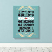 Toile Dates spéciales d'origine (Insitu (Plancher de Bois))