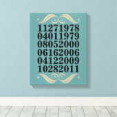 Toile Dates spéciales d'origine (Insitu (Plancher de Bois))