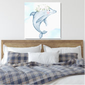 Toile Dauphin d'aquarelle (Insitu(Chambre))