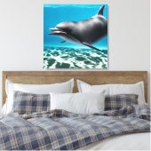 Toile Dauphin souriant (Insitu(Chambre))