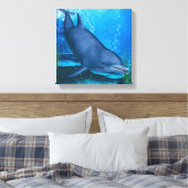Toile Dauphin sous-marin (Insitu(Chambre))