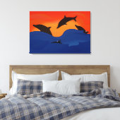 Toile Dauphins (Insitu(Chambre))
