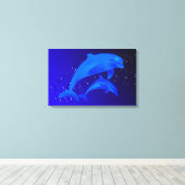 Toile Dauphins (Insitu (Plancher de Bois))