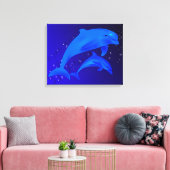 Toile Dauphins (Insitu(Salon))