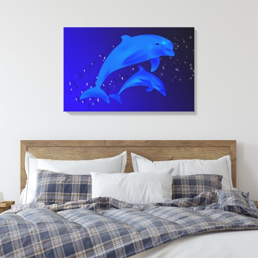 Toile Dauphins (Insitu(Chambre))