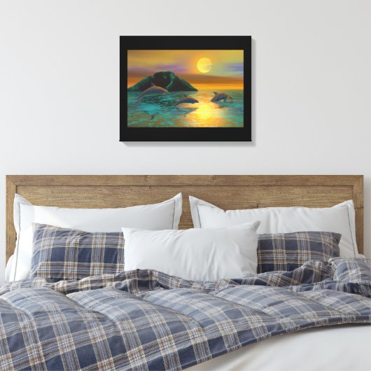 Toile Dauphins (Insitu(Chambre))