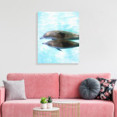 Toile Dauphins spineurs | Oahu Hawaii (Insitu(Salon))