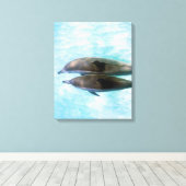 Toile Dauphins spineurs | Oahu Hawaii (Insitu (Plancher de Bois))