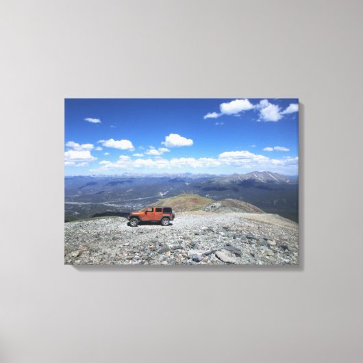 Toile d'aventure de montagne Jeep (Recto)