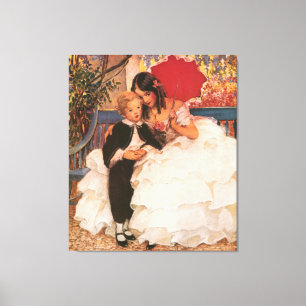 Toile David Copperfield et sa mère Imprimer