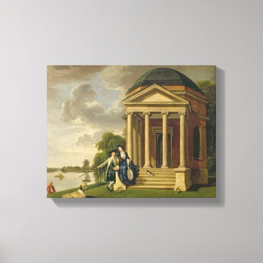 Toile David Garrick (1717-1779) et sa femme par son temp (Recto)