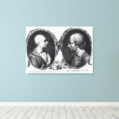 Toile David Garrick et Shakespeare (Insitu (Plancher de Bois))