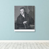 Toile David Hosack, gravé par Asher Brown Durand (1796) (Insitu (Plancher de Bois))
