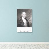Toile David Ramsay, gravé par James Barton Longacre (Insitu (Plancher de Bois))