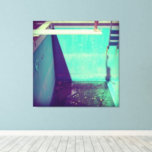 Toile DAVID'S POOL SERIES p09f21 Canvas (Insitu (Plancher de Bois))