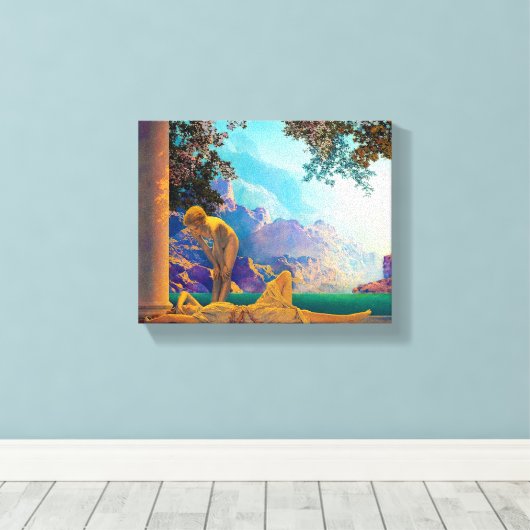 Toile Daybreak, 1922 par Maxfield Parrish (Insitu (Plancher de Bois))