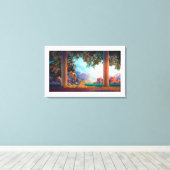 Toile DAYBREAK Maxfield Parrish 1922 ... 2025 (Insitu (Plancher de Bois))