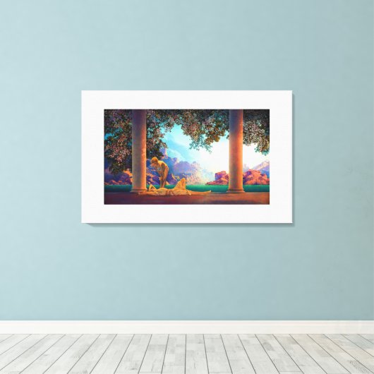 Toile DAYBREAK Maxfield Parrish 1922 ... 2025 (Insitu (Plancher de Bois))