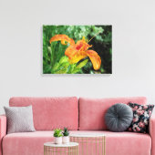 Toile Daylily Watercolor (Insitu(Salon))