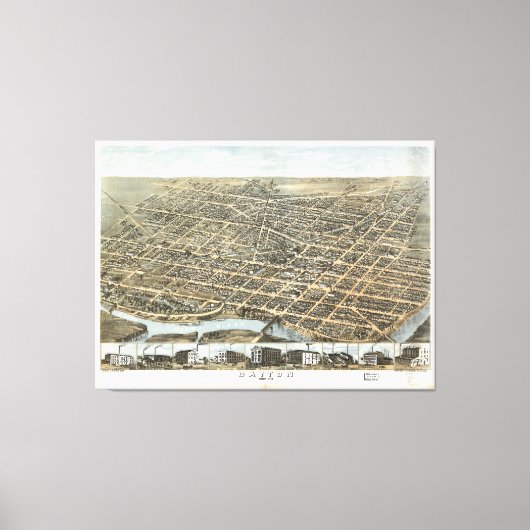 Toile Dayton (Ohio) (1870) (Recto)