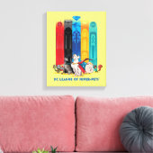 Toile DC League of Super-Pets Metropolis Towers (Insitu(Salon))