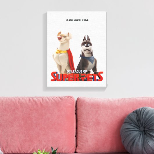 Toile DC League of Super-Pets Theatrical Art (Insitu(Salon))