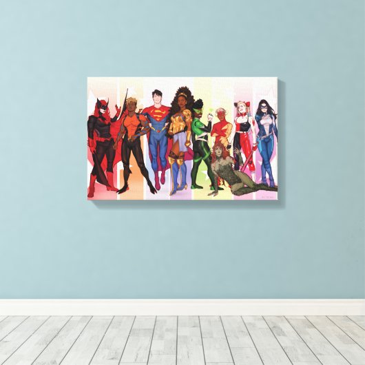 Toile DC Pride Comic Cover 2022 Variant (Insitu (Plancher de Bois))