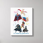 Toile DC Trinity Heroes & Super-Pets (Recto)