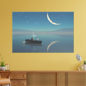 Toile de 60"x40" avec l'image "Paisible" (Insitu(Salon))