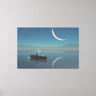 Toile de 60"x40" avec l'image "Paisible"