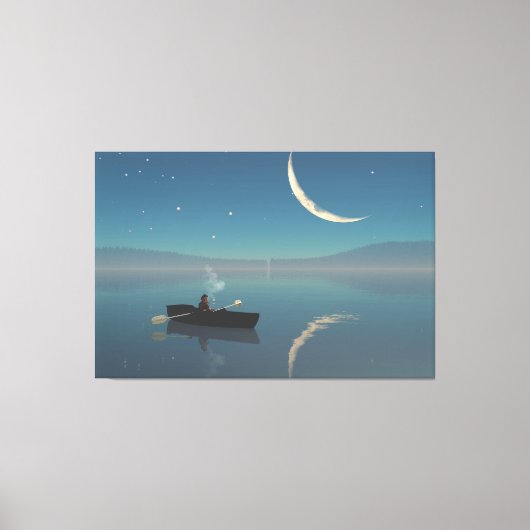 Toile de 60"x40" avec l'image "Paisible" (Recto)