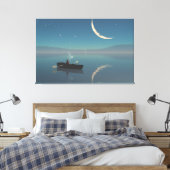 Toile de 60"x40" avec l'image "Paisible" (Insitu(Chambre))